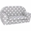 Knorr® Toys Sofa Infantil Stars, Gris/blanco