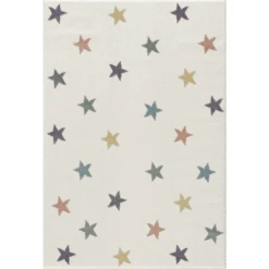 LIVONE Alfombra Infantil Happy Rugs Fame Creme/multi
