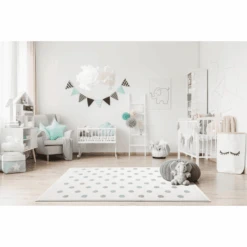 LIVONE Alfombra Para Niños Y Juegos Happy Rugs Confetti Crema/azul/gris Plateado 120 X 180 Cm -Roba Ventas livone alfombra para ninos y juegos happy rugs confetti crema azul gris plateado 120 x 180 cm a277932 4