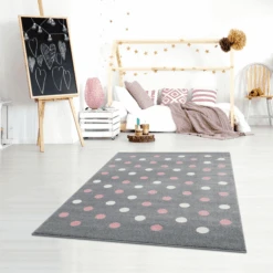LIVONE Happy Rugs Alfombra Infantil BUBBLE S Gris Rosa 100 X 160 Cm -Roba Ventas livone happy rugs alfombra infantil bubble s gris rosa 100 x 160 cm a315733 4