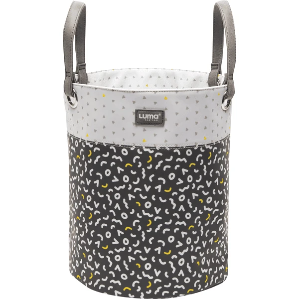 Luma® Babycare Cesta Para Juguetes Diseño: Memphis Gris Grande 1 Luma® Babycare Cesta Para Juguetes Diseño: Memphis Gris Grande