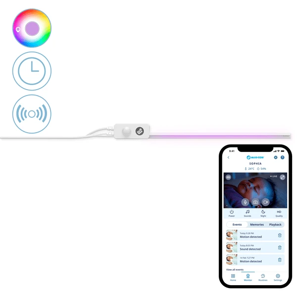 Maxi-Cosi MAXI COSI Iluminación Bajo La Cama Glow WiFi 2 Maxi-Cosi MAXI COSI Iluminación Bajo La Cama Glow WiFi - Imagen 2