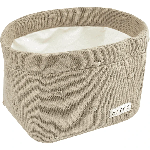 MEYCO Cesta Del Cambiador Medium Nudos Sand 1 MEYCO Cesta Del Cambiador Medium Nudos Sand