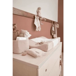 MEYCO Cesta Para Cambiador Nudos Pequeños Rosa Suave -Roba Ventas meyco cesta para cambiador nudos pequenos rosa suave a388961 3