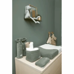 MEYCO Cesta Para Cambiador Pequeña Klein Knots Forest Green -Roba Ventas meyco cesta para cambiador pequena klein knots forest green a388955 3