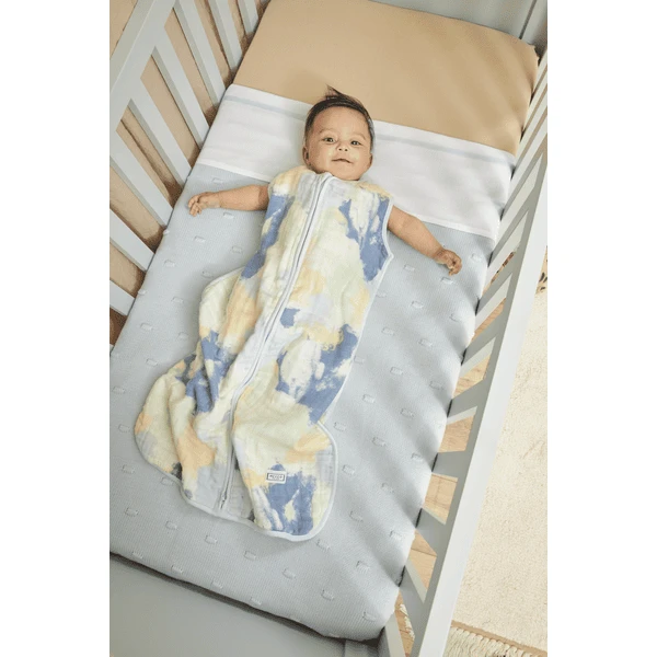 Meyco Saco De Dormir De Verano Tie-Dye Light Azul 4 Meyco Saco De Dormir De Verano Tie-Dye Light Azul - Imagen 4