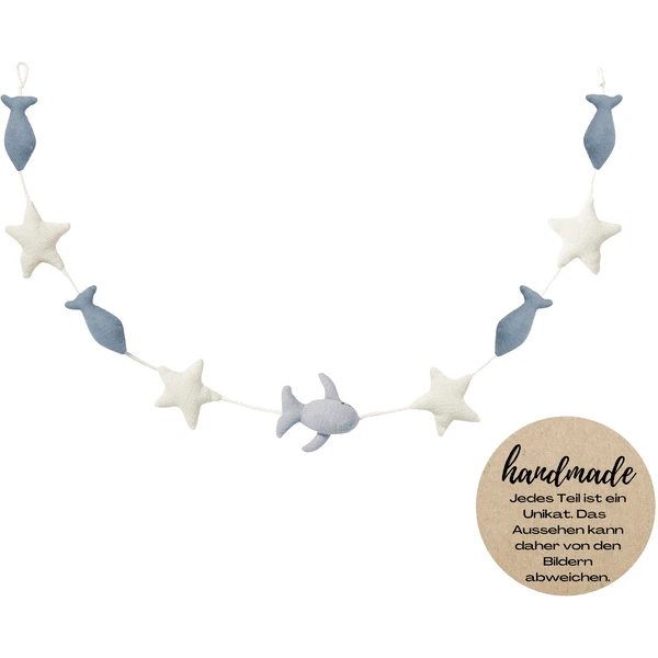 Nordic Coast Company Guirnalda De Pared Muselina Ballena Large 3 Nordic Coast Company Guirnalda De Pared Muselina Ballena Large - Imagen 3