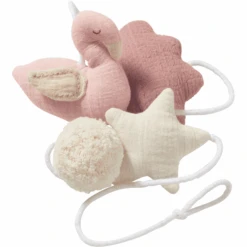 Nordic Coast Company Guirnalda De Pared Muselina Cisne Pequeño