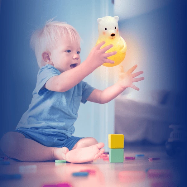 Pabobo Lumicolor Luz Nocturna Oso 2 Pabobo Lumicolor Luz Nocturna Oso - Imagen 2