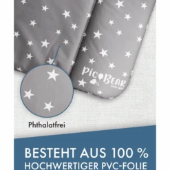 Pic Bear Cambiador 72x85cm Estrellas Gris Blanco -Roba Ventas pic bear cambiador 72x85cm estrellas gris blanco a409648 2