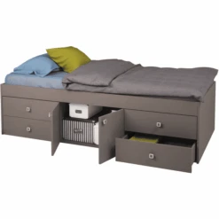 Nuevos lanzamientos -Roba Ventas polini kids cama nido juvenil simple 3100 gris a261484 1