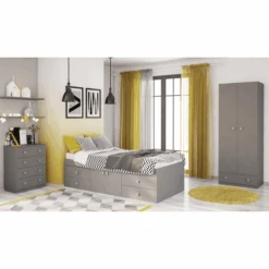Polini Kids Cama Nido Juvenil Simple 3100 Gris -Roba Ventas polini kids cama nido juvenil simple 3100 gris a261484 4