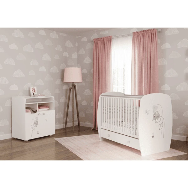 Polini Kids Cuna French 710 Amis Blanco 5 Polini Kids Cuna French 710 Amis Blanco - Imagen 5