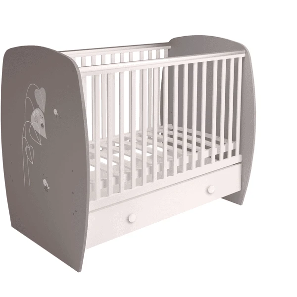 Polini Kids Cuna French 710 Amis Gris-blanco 3 Polini Kids Cuna French 710 Amis Gris-blanco - Imagen 3