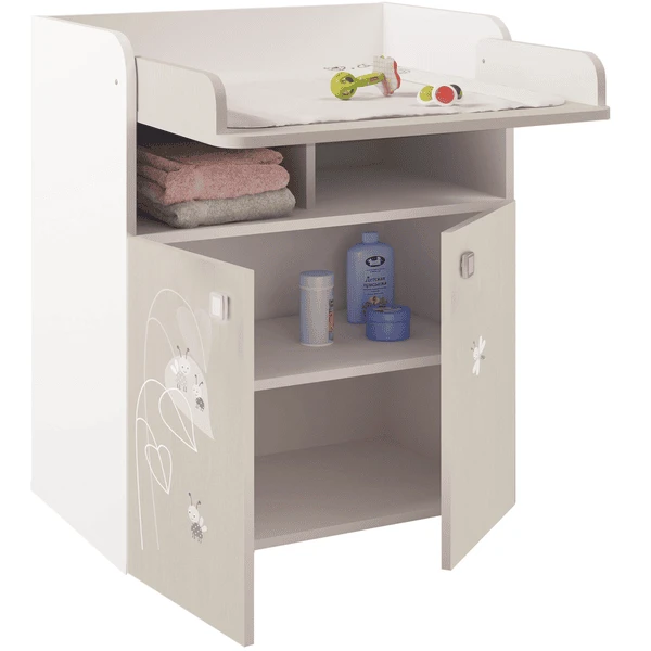 Polini Kids Mueble Cambiador French Amis 1270 Blanco-natural 3 Polini Kids Mueble Cambiador French Amis 1270 Blanco-natural - Imagen 3