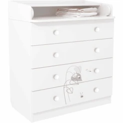 Polini Kids Mueble Cambiador French Amis 1580 Blanco -Roba Ventas polini kids mueble cambiador french amis 1580 blanco a272381 4