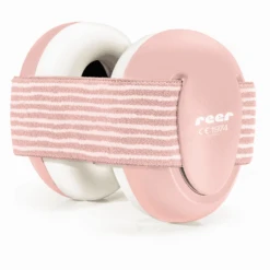Reer Cascos Para Bebés SilentGuard Rosa