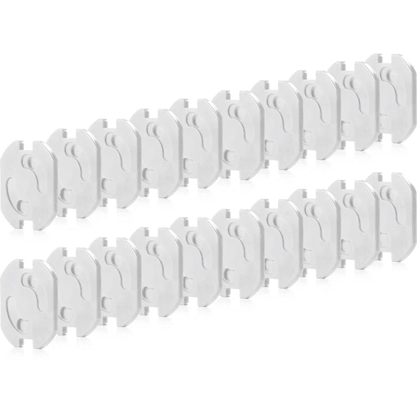 Reer Protectores De Enchufes Adhesivos, 20 Piezas Blanco 1 Reer Protectores De Enchufes Adhesivos, 20 Piezas Blanco