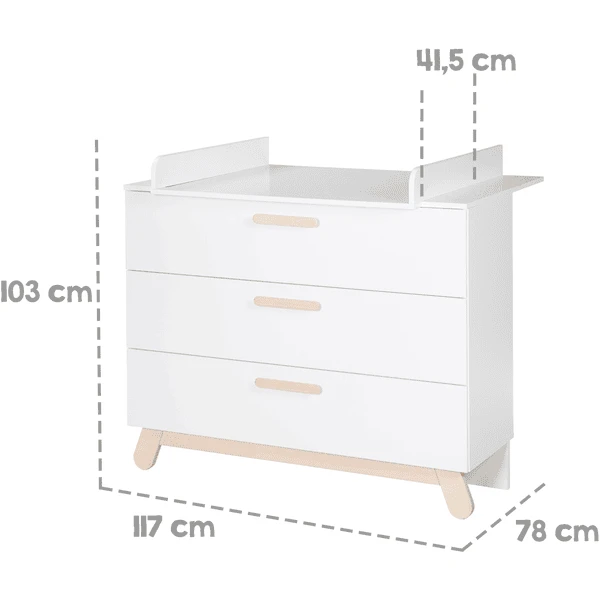 Roba Cambiador Mueble Clara Ancho 5 Roba Cambiador Mueble Clara Ancho - Imagen 5