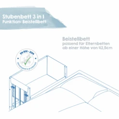 Roba Cuna Little Stars 3 En 1 Blanco -Roba Ventas roba cuna little stars 3 en 1 blanco a303907 2