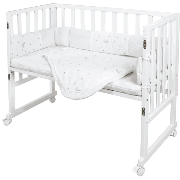 Roba Cuna Moisés Safe Asleep® 3 En 1 Estrellitas Blanco 4 Roba Cuna Moisés Safe Asleep® 3 En 1 Estrellitas Blanco - Imagen 4