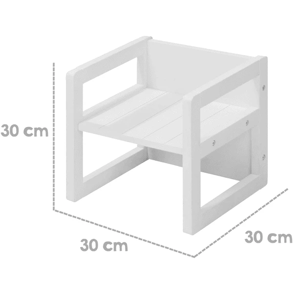 Roba Escritorio Infantil Y Silla 3en1 Blanco 5 Roba Escritorio Infantil Y Silla 3en1 Blanco - Imagen 5