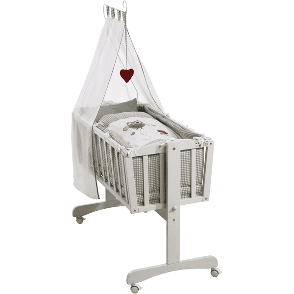 Roba Juego Cuna Mecedora Blanco Adam & Eule 1 Roba Juego Cuna Mecedora Blanco Adam & Eule