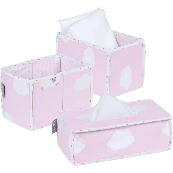 Roba Juego De Organizadores Nubecita De 3 Piezas Rosa 2 Roba Juego De Organizadores Nubecita De 3 Piezas Rosa - Imagen 2