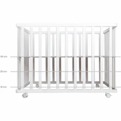 Roba Parque Infantil / Corralito De Bebé 75 X 100 Cm Blanco Style Estrellas Gris Plata -Roba Ventas roba parque infantil corralito de bebe 75 x 100 cm blanco style estrellas gris plata a315570 3