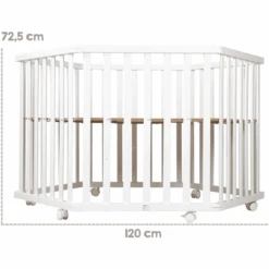 Roba Parque Infantil / Corralito De Bebé Hexagonal Blanco Style Estrellas Gris Plata -Roba Ventas roba parque infantil corralito de bebe hexagonal blanco style estrellas gris plata a315574 2