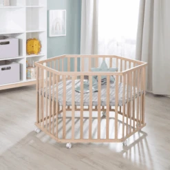 Roba Parque Infantil / Corralito De Bebé Hexagonal Style Gris Plateado -Roba Ventas roba parque infantil corralito de bebe hexagonal style gris plateado a352344 4