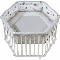 Roba Parque Infantil Hexagonal Blanco Adam & Eule