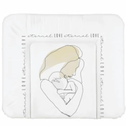 Rotho Babydesign Rotho Cambiador Ancho Motiv Line-Art Eternal Love 85 X 72 X 5 Cm