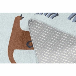 ScandicLiving Alfombra Zorro Y Perro, Gris 100x160 Cm -Roba Ventas scandicliving alfombra zorro y perro gris 100x160 cm a275367 2