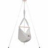 SCHMUSEWOLKE Cuna Colgante Dreamcatcher Warmgrey Con Tipi Blanco