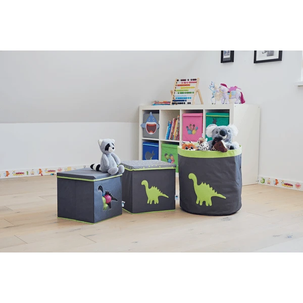 STORE !t Caja De Juguetes Con Tapa Con MDF, Dino 4 STORE !t Caja De Juguetes Con Tapa Con MDF, Dino - Imagen 4