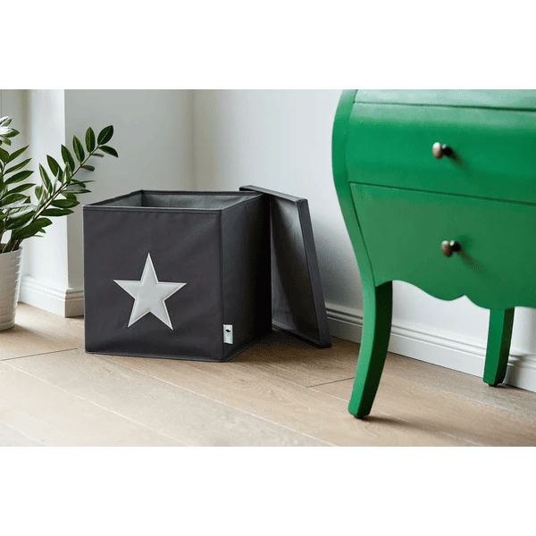 STORE !t Caja De Ordenación De Estrellas, Gris Con Estrella Blanca 2 STORE !t Caja De Ordenación De Estrellas, Gris Con Estrella Blanca - Imagen 2