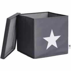 STORE !t Caja De Ordenación De Estrellas, Gris Con Estrella Blanca 8 STORE !t Caja De Ordenación De Estrellas, Gris Con Estrella Blanca -Roba Ventas store t caja de ordenacion de estrellas gris con estrella blanca a368448 3