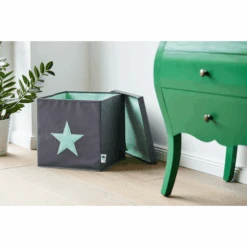 Roba Ventas -Roba Ventas store t caja de ordenacion de estrellas gris con estrella verde menta a368451 1