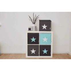 STORE !t Caja De Ordenación De Estrellas, Gris Con Estrella Verde Menta -Roba Ventas store t caja de ordenacion de estrellas gris con estrella verde menta a368451 2