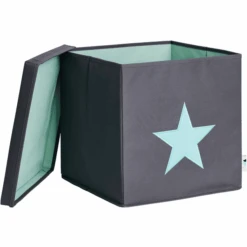 STORE !t Caja De Ordenación De Estrellas, Gris Con Estrella Verde Menta -Roba Ventas store t caja de ordenacion de estrellas gris con estrella verde menta a368451 3