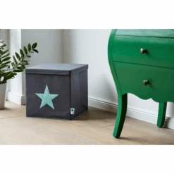 STORE !t Caja De Ordenación De Estrellas, Gris Con Estrella Verde Menta -Roba Ventas store t caja de ordenacion de estrellas gris con estrella verde menta a368451 4