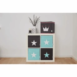STORE !t Caja Organizadora De Estrellas, Menta Con Estrella Blanca 7 STORE !t Caja Organizadora De Estrellas, Menta Con Estrella Blanca -Roba Ventas store t caja organizadora de estrellas menta con estrella blanca a368442 2