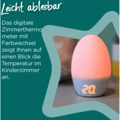Tommee Tippee Luz Nocturna GroEgg2 Con Termómetro Ambiental Digital Y Cambio De Color -Roba Ventas tommee tippee luz nocturna groegg2 con termometro ambiental digital y cambio de color a335243 3