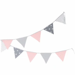 Ullenboom Banderín Cadena Y Tela Y Girl 325 Cm (10 Banderines) Gris Rosa -Roba Ventas ullenboom banderin cadena y tela y girl 325 cm 10 banderines gris rosa a266676 3
