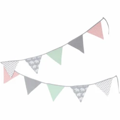 Ullenboom Cadena De Banderín Y Tela Y Elefante De Girl 325 Cm (10 Banderines) Mint Rosa -Roba Ventas ullenboom cadena de banderin y tela y elefante de girl 325 cm 10 banderines mint rosa a270010 3