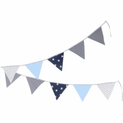Ullenboom Cadena De Banderín Y Tela Y Girl 325 Cm (10 Banderines) Azul Azul Azul Claro Gris -Roba Ventas ullenboom cadena de banderin y tela y girl 325 cm 10 banderines azul azul azul claro gris a270007 3