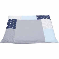 Ullenboom Patchwork Funda Para Cambiador Azul Claro Gris Claro 75x85 Cm -Roba Ventas ullenboom patchwork funda para cambiador azul claro gris claro 75x85 cm a279592 1