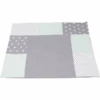 Ullenboom Patchwork Funda Para Cambiador Gris Menta 75x85 Cm