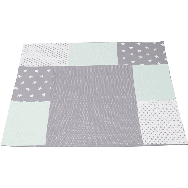 Ullenboom Patchwork Funda Para Cambiador Gris Menta 75x85 Cm 1 Ullenboom Patchwork Funda Para Cambiador Gris Menta 75x85 Cm